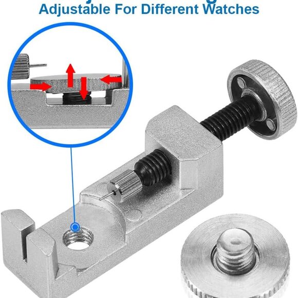 Watch Band Strap Link Pin Remover Adjustable Repair Tool Kit - Picture 3 of 7